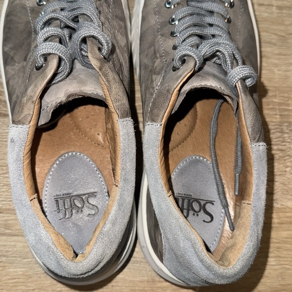 Sofft sneakers gray Taupe Leather camo 9 - Picture 4 of 4